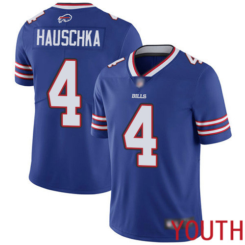 Youth Buffalo Bills 4 Stephen Hauschka Royal Blue Team Color Vapor Untouchable Limited Player NFL Jersey